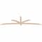 Ekena Millwork Davenport Smooth Timber Gable Bracket, Douglas Fir, 108"W x 31 1/2"H x 1 1/2"D x 3 1/2"F, 7/12 Pitch GBW108X31X0204DAV00SDF - alternate 4